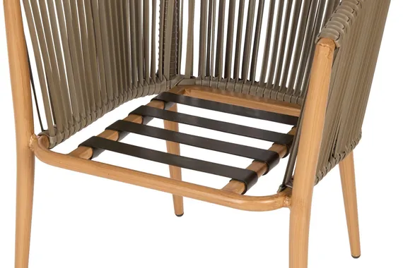 Уличное кресло Cara, светло-коричневый