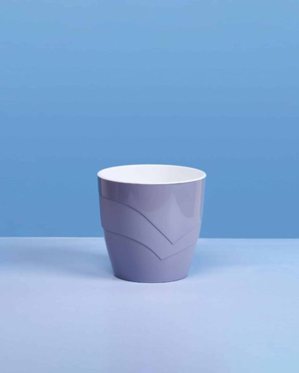 Кашпо Грация 1,2л серый шелк