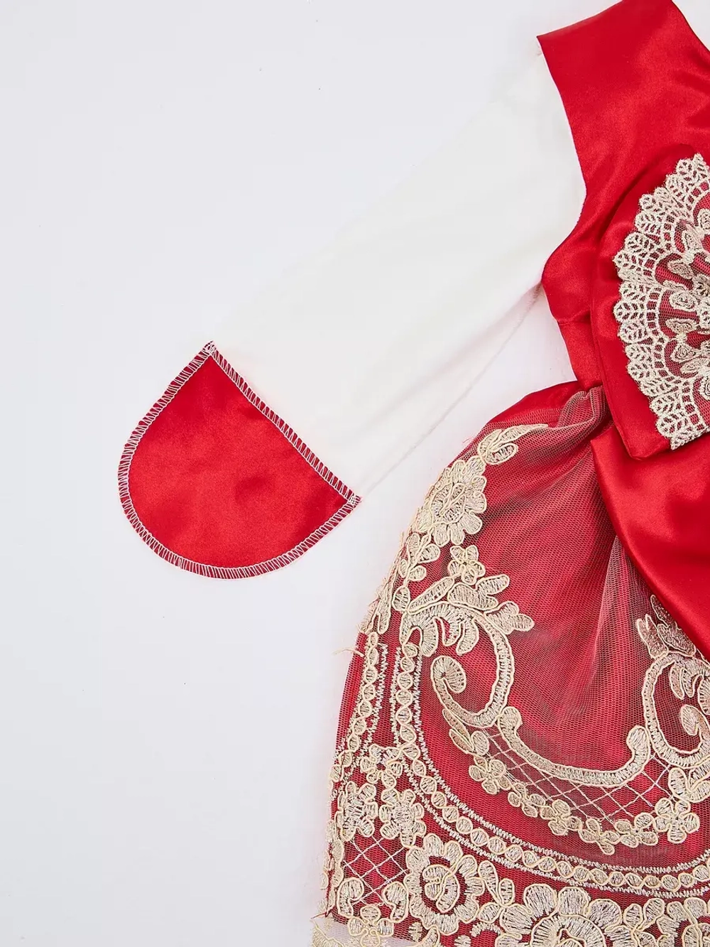 красное платье для новорожденных девочек