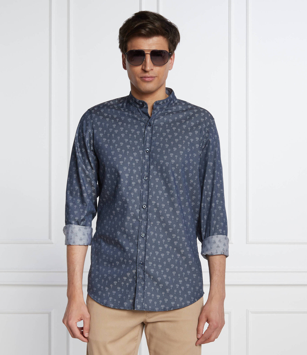 рубашка race BOSS ORANGE - темно-синий(50472224)