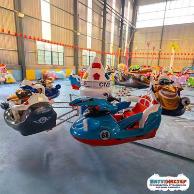 Летающая карусель «Межзвёздные гонки» 6 кабинок, 12 мест, 4,5×4,5×1,9 м