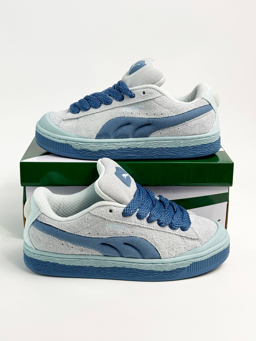 Кроссовки Puma Suede XL Crush #E15 (син.)