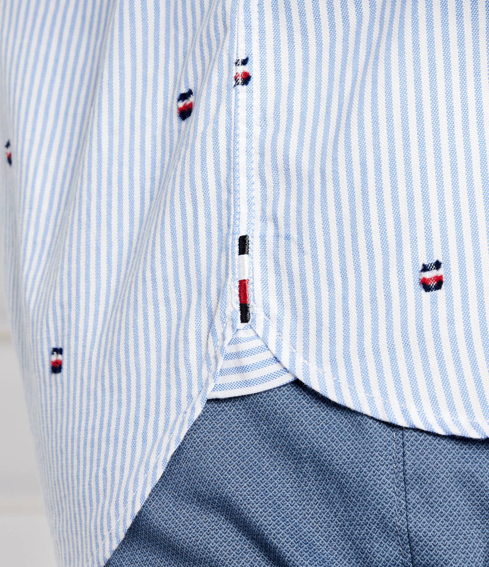 Рубашка FIL COUPE GLOBAL Tommy Hilfiger - голубой(MW0MW34608)