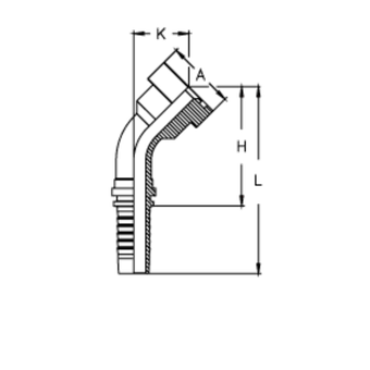 Фитинг DN 32 SFS CAT 1.1/2 63.5 (45)