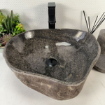 Раковина из речного камня RS-65196 46*44*15 0861
