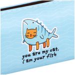 Пенал мягкий, 200*55*40 MESHU "Like a fish", искусственная кожа