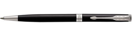 Шариковая ручка Parker Sonnet Slim Lacquer Deep Black CT