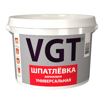 Шпатлевка VGT акриловая наруж/внутр 3,6кг
