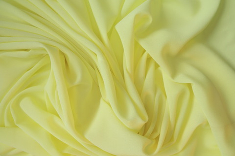 Креп плательный "Кубик" лимонный