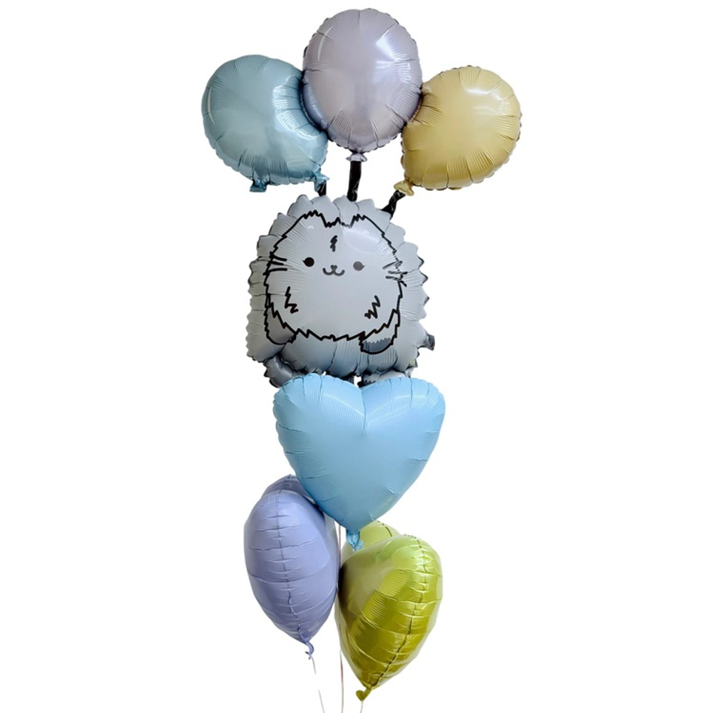 Фигурка ПушМяу на воздушных шарах 39" ВЗ