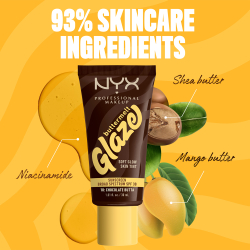 NYX Professional Makeup Buttermelt Glaze - Тонирующий крем для лица с SPF 30 оттенок 10 Chocolate Butta, 30 ml