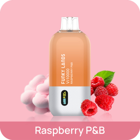ОСДН Funky Lands 10000 Raspberry P&B (малина, сахарная вата)