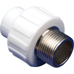 Муфта MeerPlast PPRC 32х1 НР белый (1/5/55)