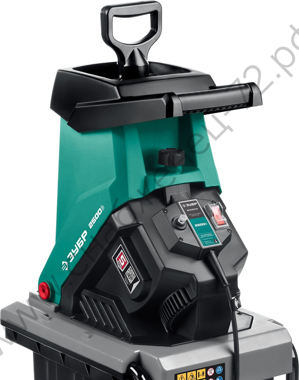 ЗУБР 2500 Вт, электрический садовый измельчитель (ЗИЭ-40-2500)