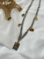 HMG 1322 Колье Bl Cryst Long арт.2350