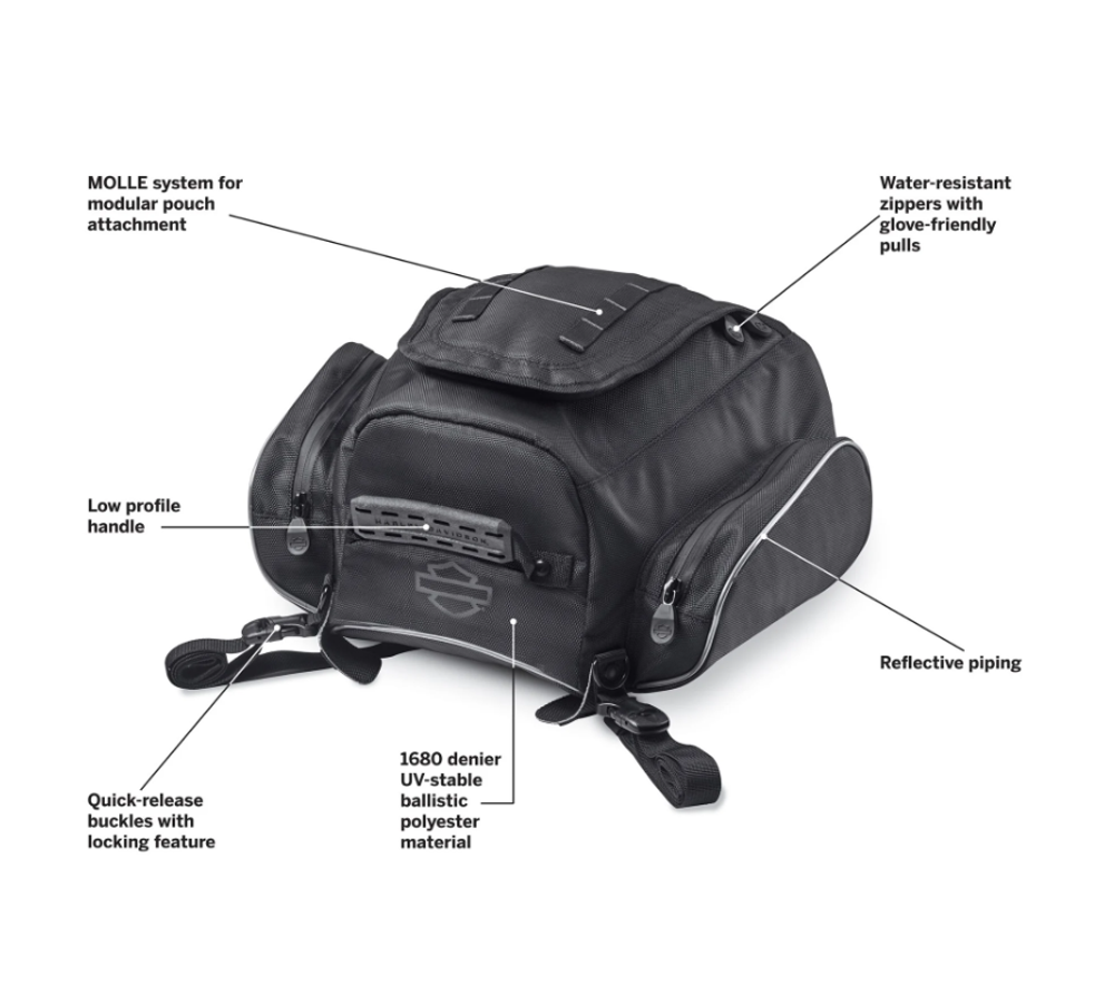 Сумка Harley-Davidson® Onyx Premium Luggage Tail Bag