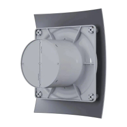 Вентилятор накладной BREEZE D100 обратный клапан Dark gray metal DICITI