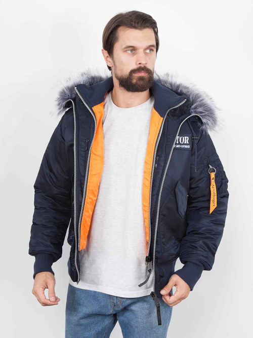 Куртка Аляска AVIATOR HD (т.синий/оранж - r.blue/orange)