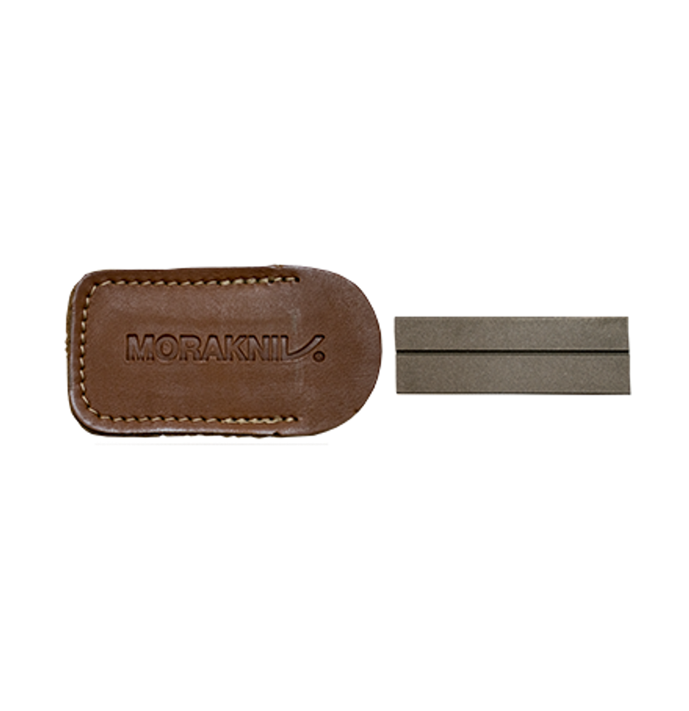 Точилка ручная Morakniv® Diamond Sharpener 600 Fine алмазная в кожаном чехле, 501-9860