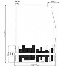 Подвесной светильник Wertmark Lotta WE461.02.303