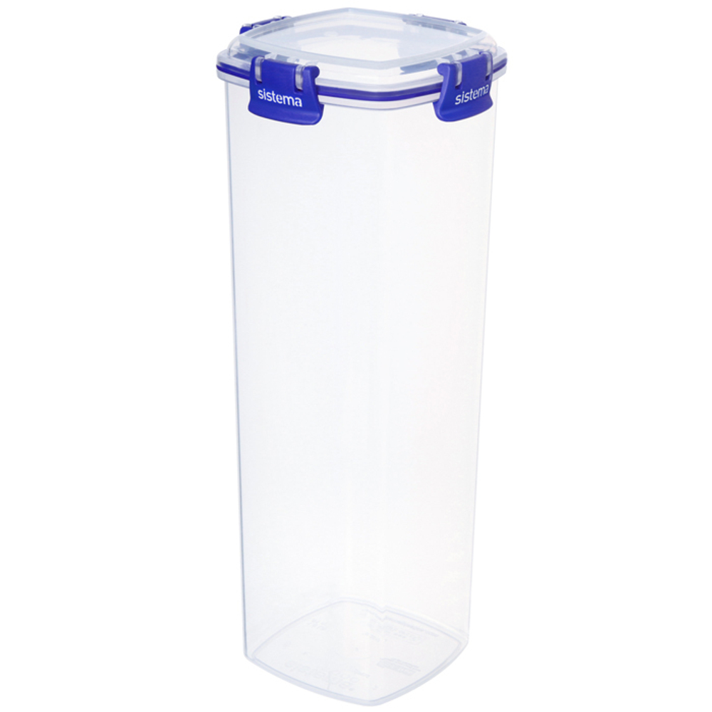 Контейнер для печенья 1.8л Sistema Klip It+ синий