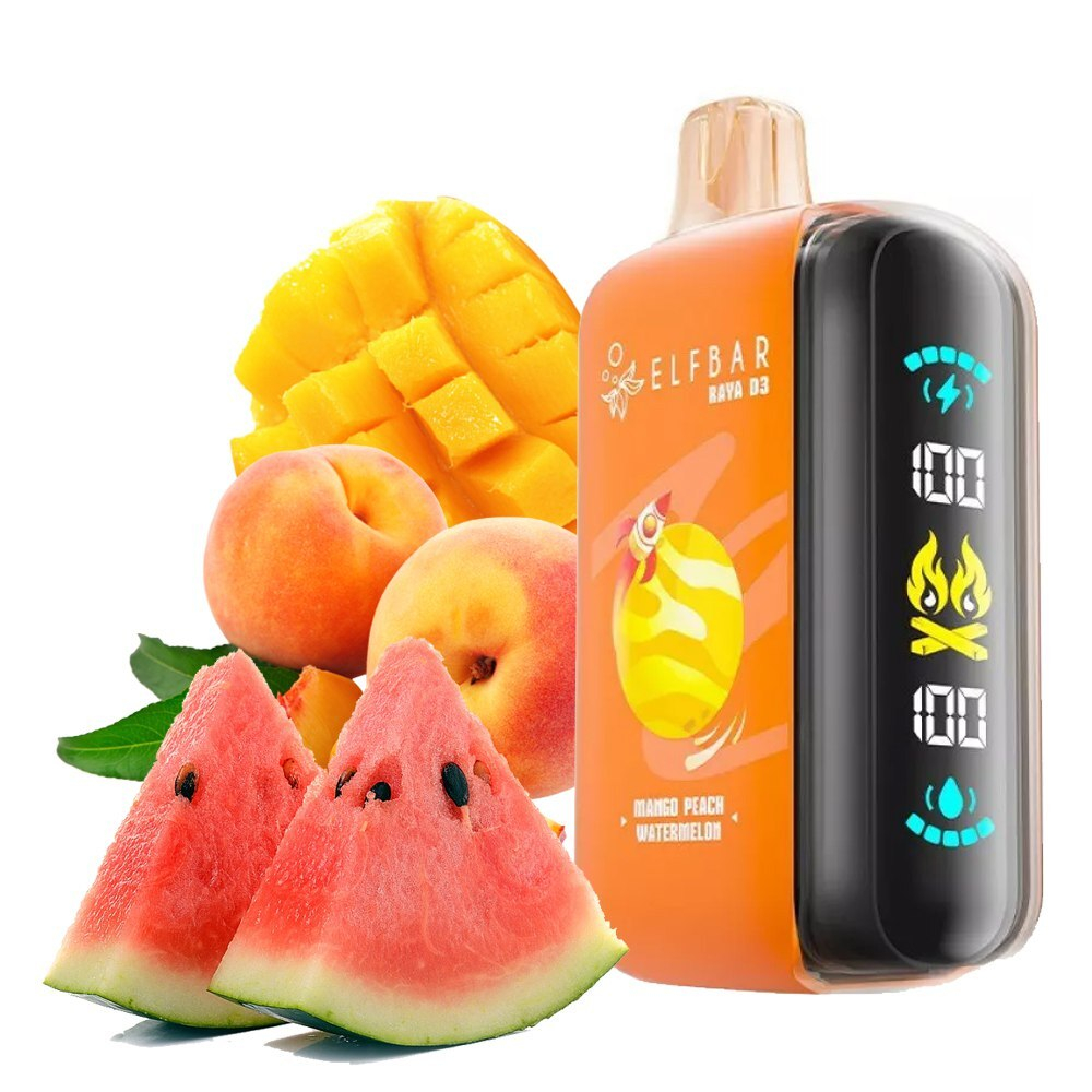 ELF BAR RAYA D3 - Mango Peach Watermelon (5% nic)
