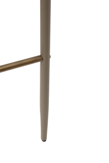 163YH-16995 Стул барный экокожа терракота/бежевый  55*44*103см