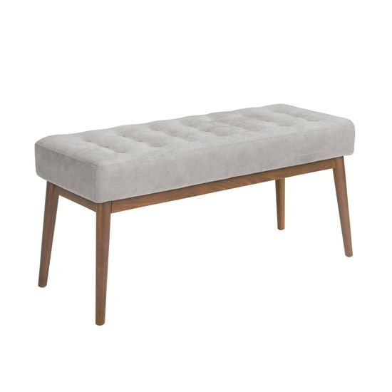 Банкетка 5107/WD1404 с обивкой из темно-серой ткани Испания 