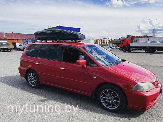 Автобокс Broomer Venture XL (500 л.) АБС/ПММА (Черный глянец)