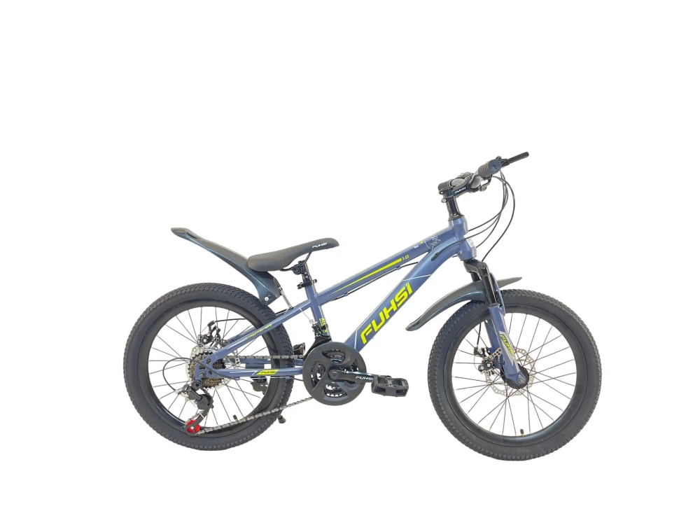 Велосипед Fuhsi 20" 21скор (стальная рама, диск. тормоз) Синий (FU-20-3)