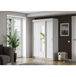 Шкаф-купе Бассо, белый