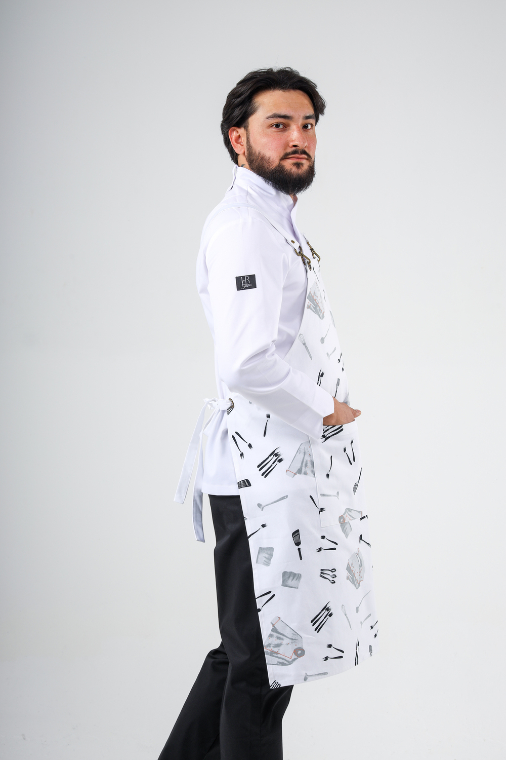 Фартук cooker white