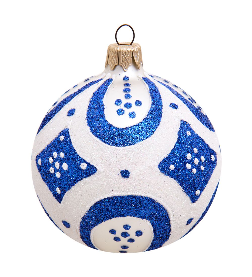 Элита НФШ-1103/1 Набор ел.украшений Шар 2шт «Орнамент» 85 мм