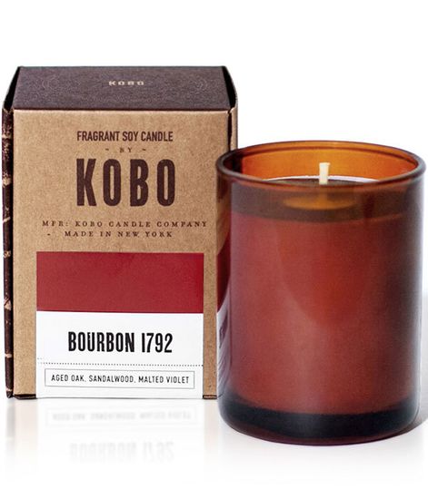 Bourbon 1792, свеча Woodblock, Kobo Candles