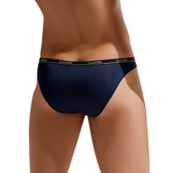 Мужские трусы слипы с низкой посадкой темно-синие GAUVINE 2011