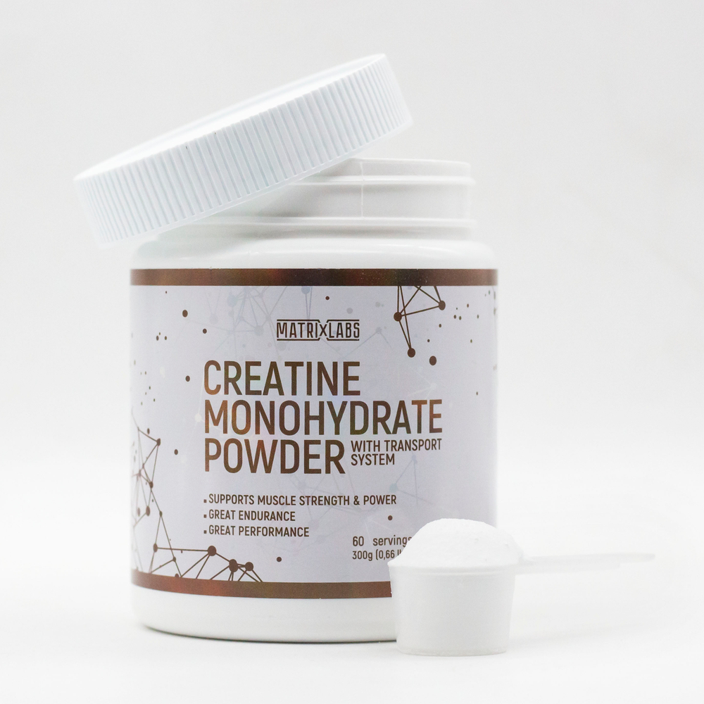 Matrix Labs Creatine Monohydrate Powder with Transport System Без вкуса (300 гр.) [M] новый