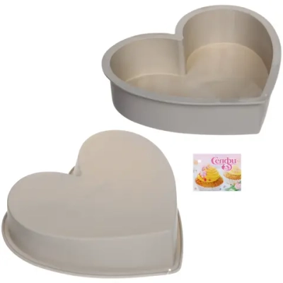 Форма силиконовая «Шарлотта» Серце 19*22*5,3см