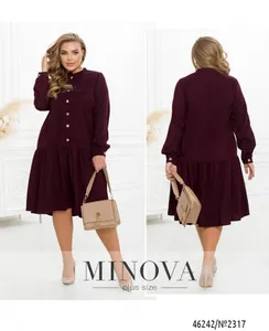 Платье 2317-бордо Minova