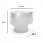 Стол Енисей 50 Зеркальный