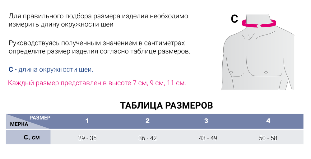 Головодержатель мягкий protect.Collar soft для разгрузки шейного отдела позвоночника