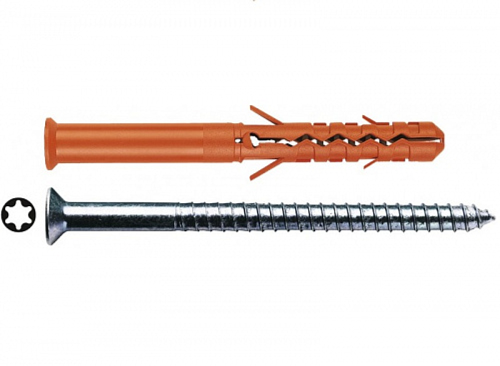 Дюбель фасадный MBR-ST потайной Т40 10х120 (50 шт), цинк