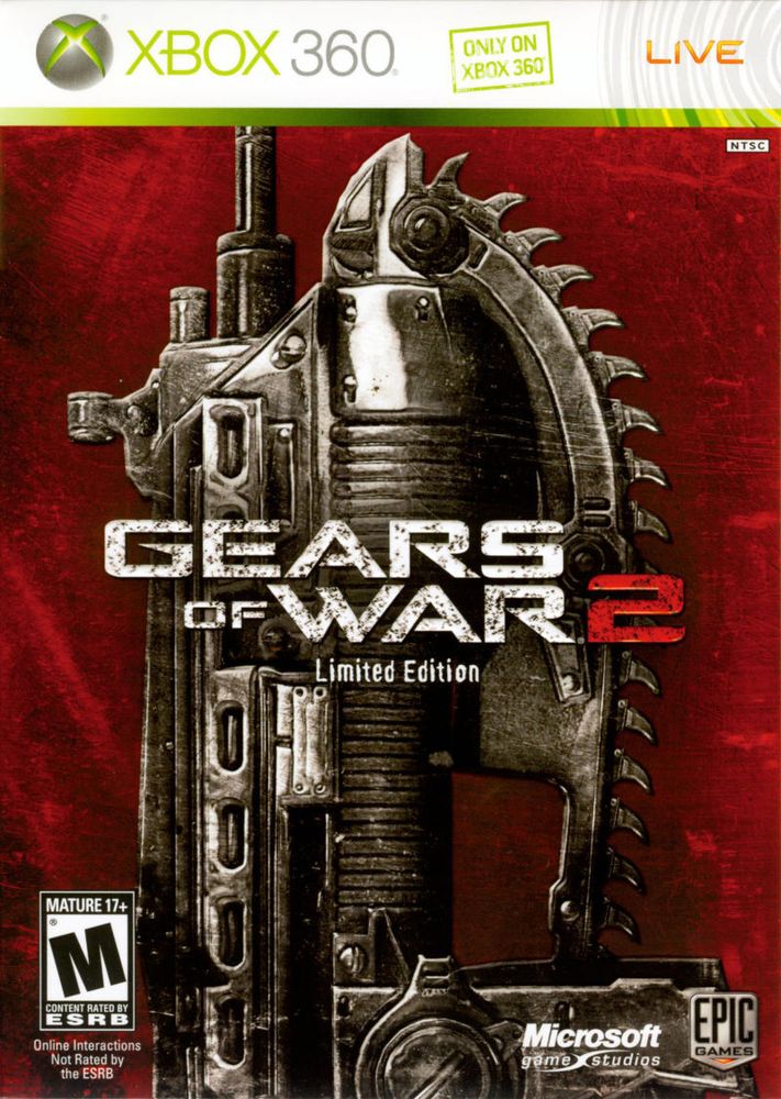 Gears of War 2 Steelbook Xbox 360 б/у