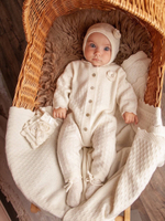 Комбинезон с розой, Экрю