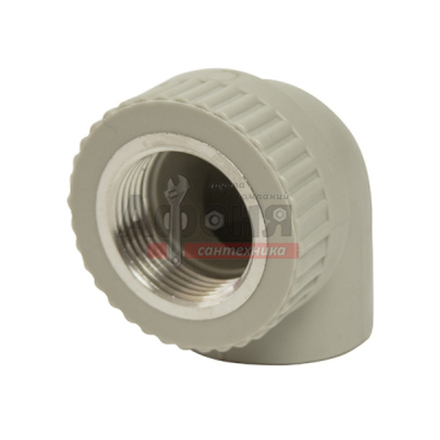 Уголок комб. вн 25х3/4'' VRT® СЕРЫЙ (Россия)