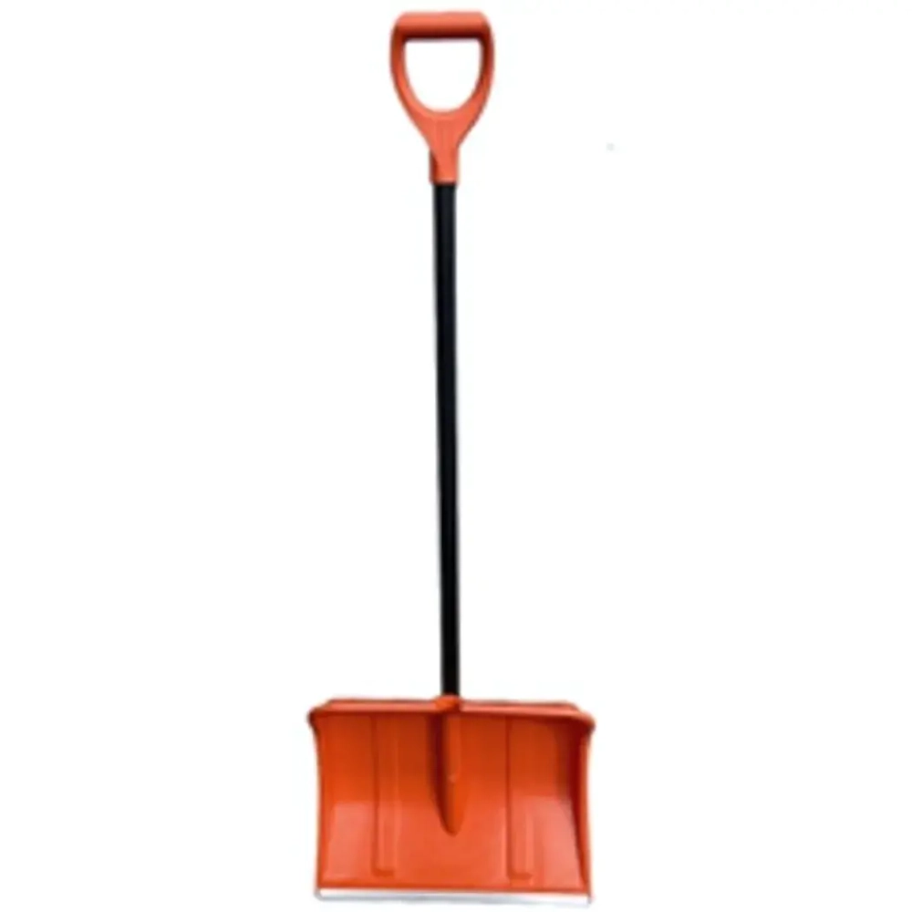 Лопата снеговая «Вьюга №3 Люкс» (ал.пл) 380х365мм с металл. чер. и V-обр ручкой