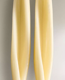 ZARA HOME НАБОР ДЕКОРАТИВНЫХ СВЕЧЕЙ В ФОРМЕ ЛИЛИИ ( 2 ШТ.), БЕЛЫЙ