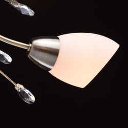 Люстра MW-Light Нежность Для низких потолков. Гостиная, зал, стальня