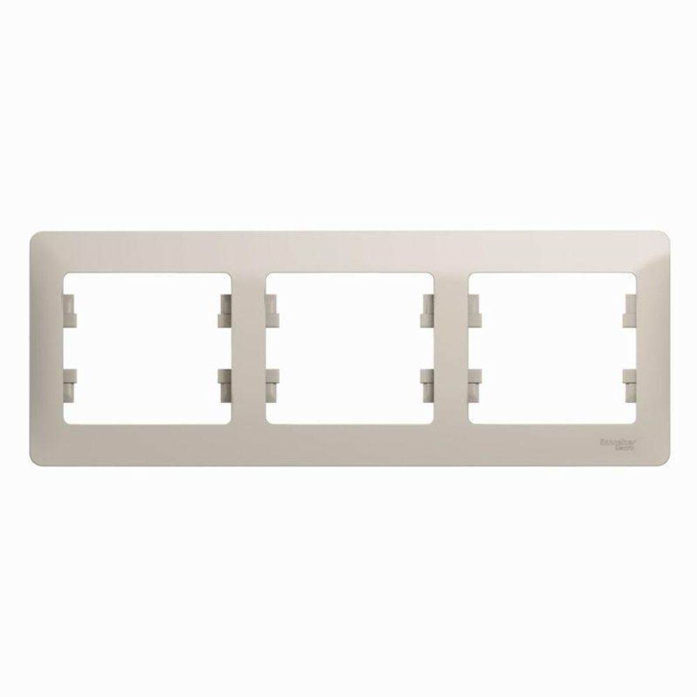 Рамка 3-м Glossa горизонт. молоч. SE GSL000903 Рамка 3-м Glossa горизонт. молоч. SE GSL000903