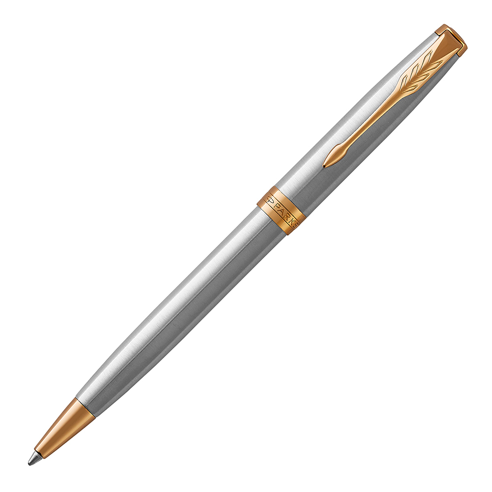 Parker Sonnet Core - Stainless Steel GT, шариковая ручка, M, BL