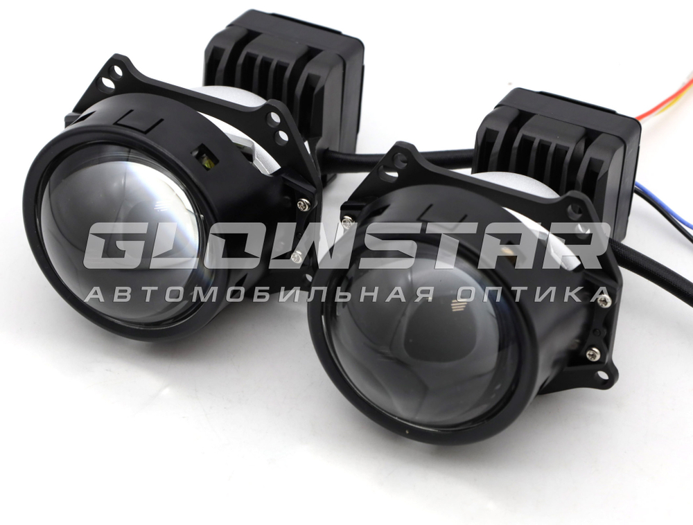 Билед модули Aozoom K3 Dragon Knight New DK200 (III поколение) 3.0 дюйма, 2 чипа, 5500K, 12V, 50W/60W, крепление 3R (комплект, 2шт)